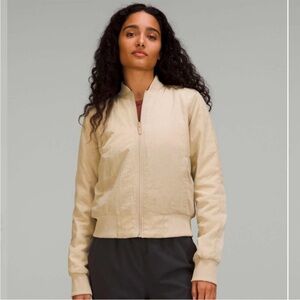 Lululemon Non-Stop Bomber Jacket Trench Size 10